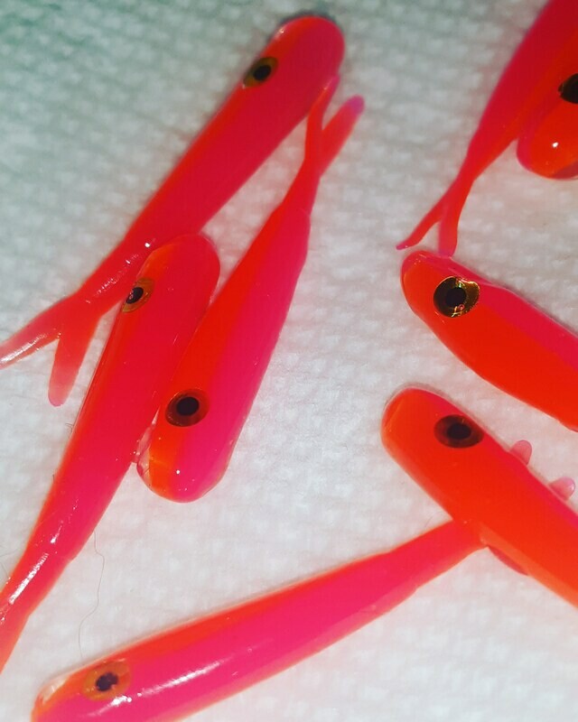 1.5&quot; Baby fluke 10pk georgia peach