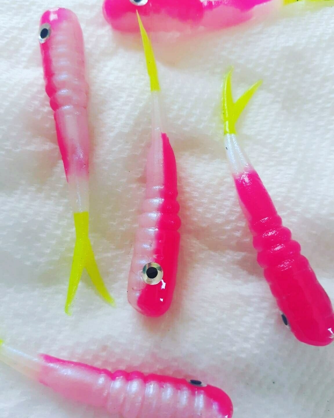 2.5&quot; Lake hoppin custom fluke  8pk