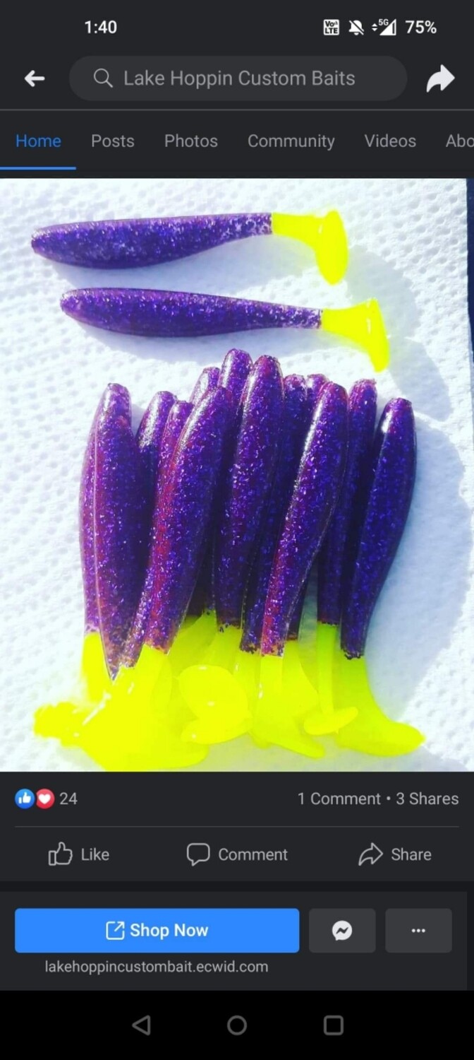 3.5&quot; thumpin shad
