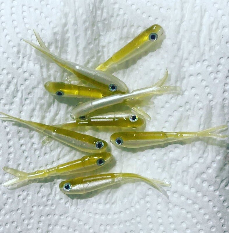 2 1/4&quot; Mad hoppin minnows 10 per pack