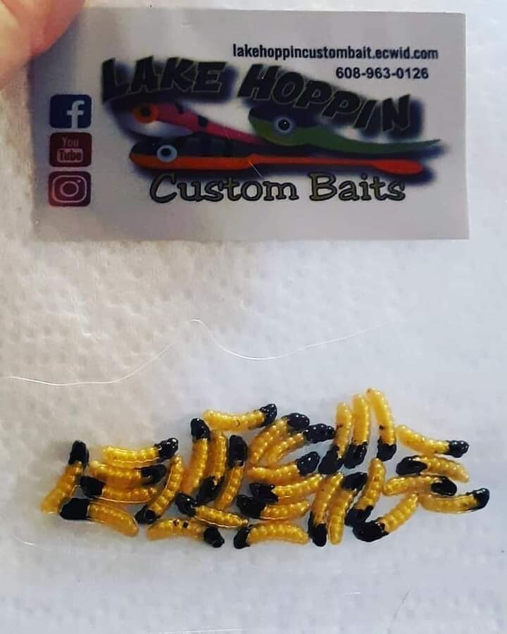 .5&quot; Goldenrod grubs 15 per pack