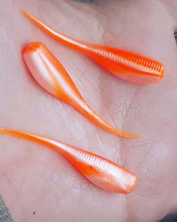 2: Stinger shad orange pearl 24 per pack