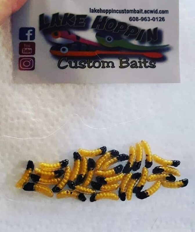 .5&quot; Goldenrod grubs 15 per pack