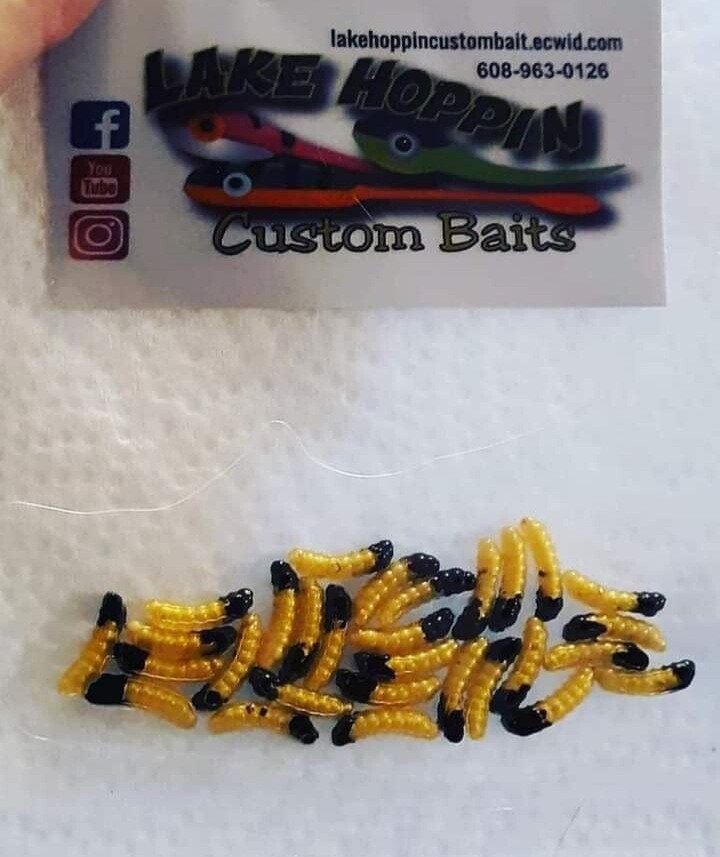 .5&quot; Goldenrod grubs 15 per pack