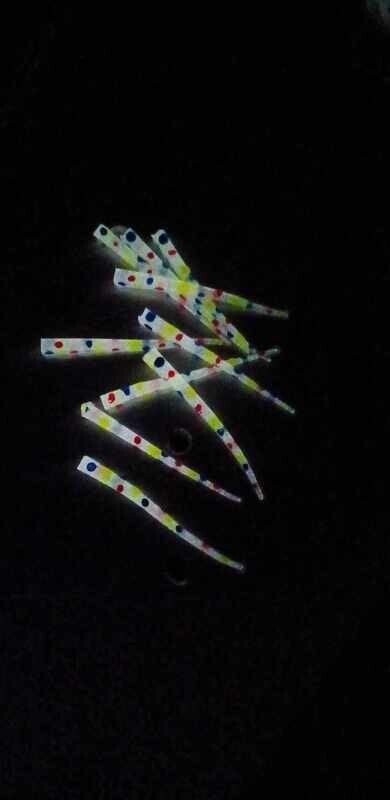 1.5&quot; Venom wedge  Wonder bread white glo  10 per pack