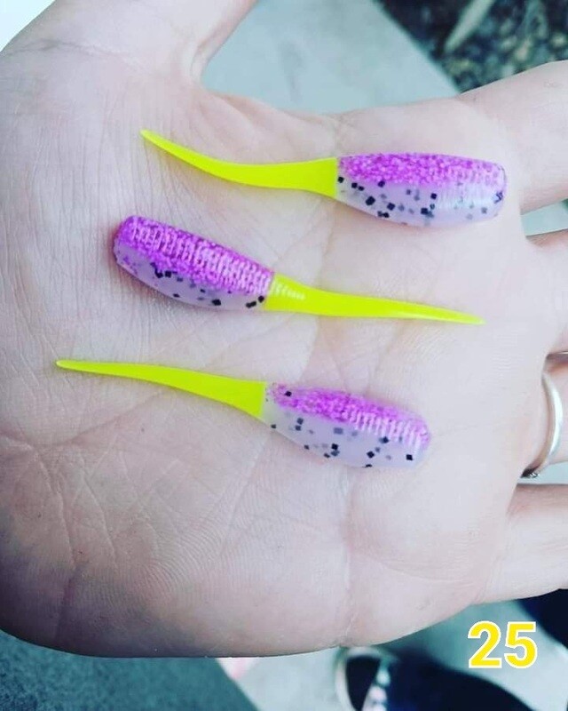 2&quot; Candy shad 
12 per pack