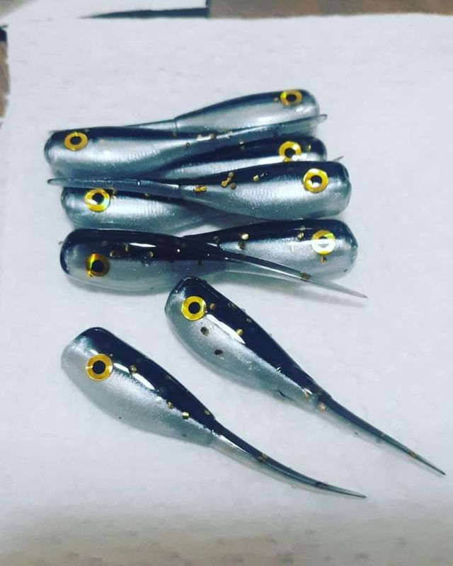 2&quot; Candy shad eyes 
12 per pack