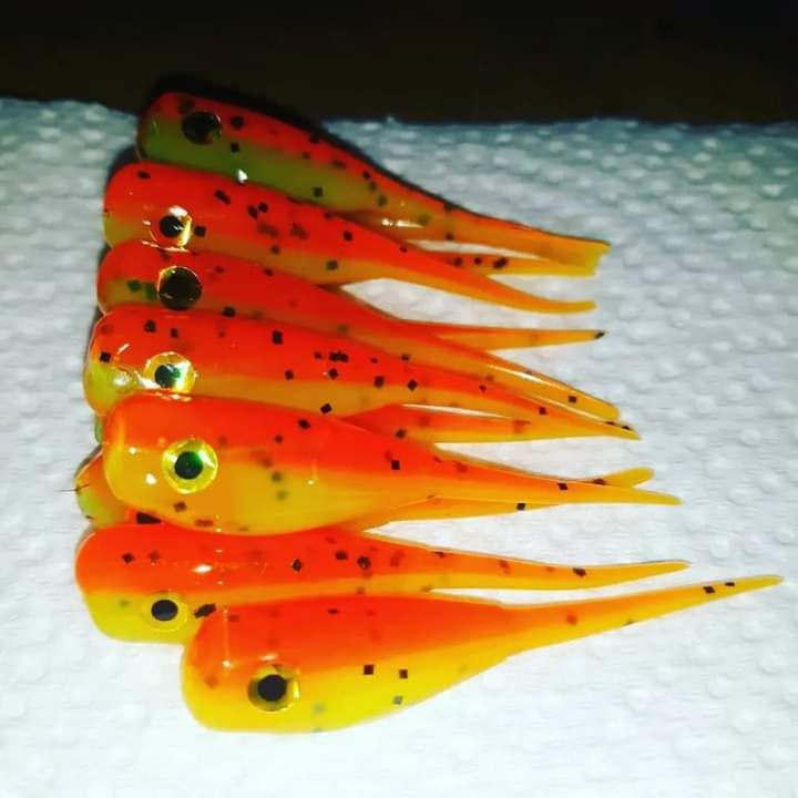 2&quot; Candy shad eyes 
12 per pack
