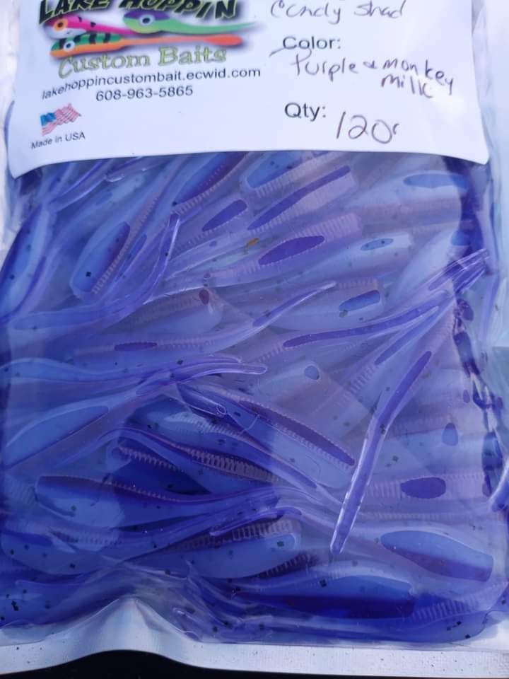 2&quot; Candy shad 
24 per pack