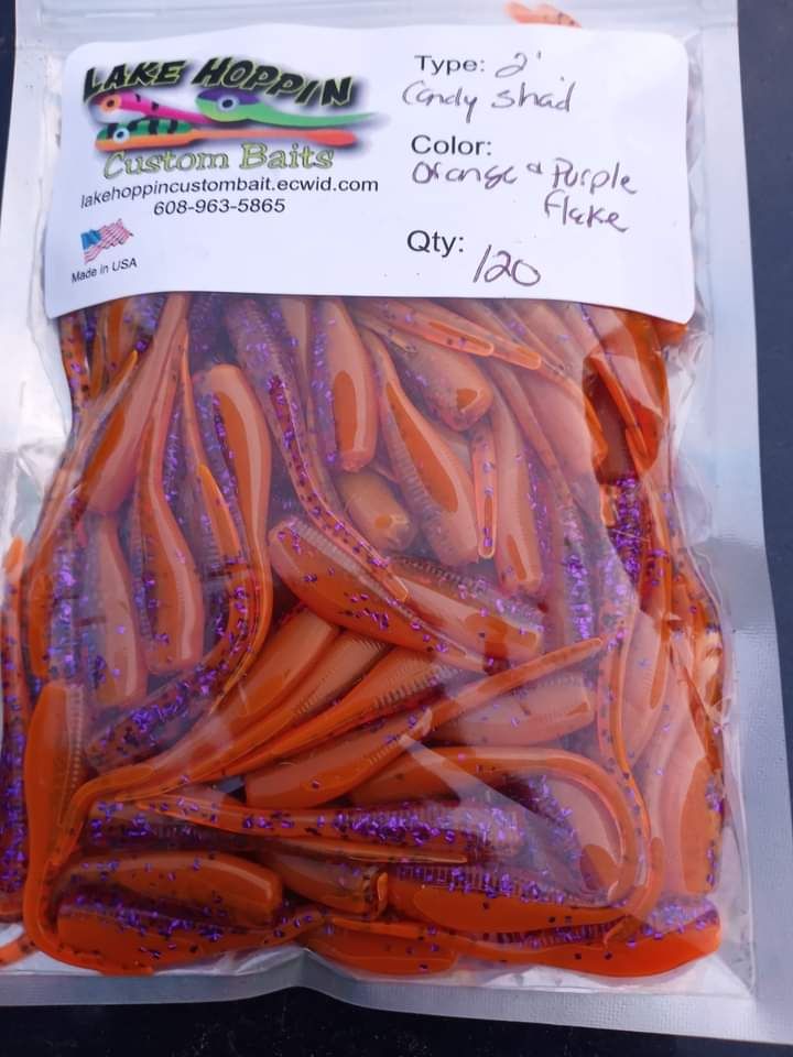 2&quot; Candy shad 
24 per pack