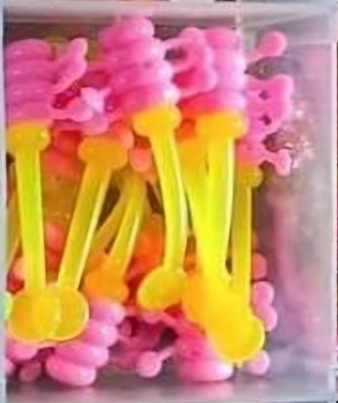 1&quot; Splatter bug  Bubblegum &amp; Chartreuse  28 per pack