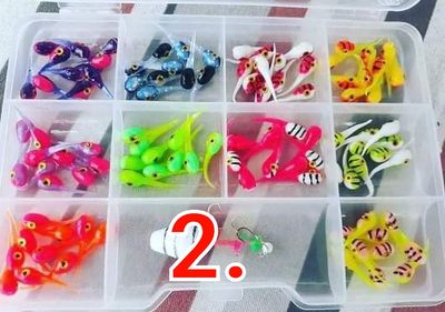 120 piece 1&quot; Nano kit  12 of ea color 12 different colors  3 jigs 1 float 1 reusable tray