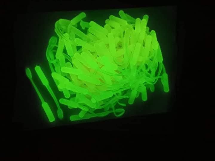 2&quot; Nummies Chartreuse glo 50 pack