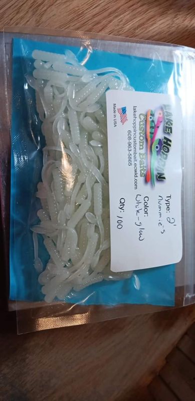 1.5&quot; Nummies White glo 50 per pack