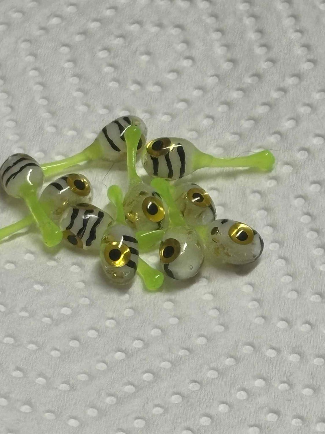 1/2&quot; Lil titans Limetruse/white tiger 10 per pack