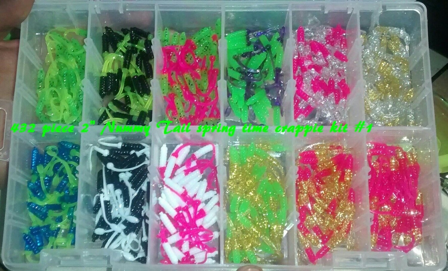 432 piece 2&quot; Nummies Spring Crappie Kit