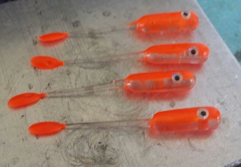 2&quot; Crappie Killer Blazin Orange/clear/trio12 per pk
