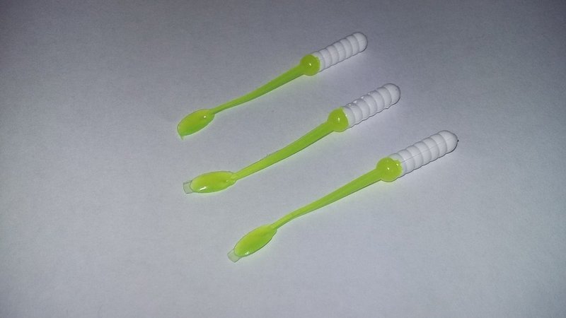 2&quot;white &amp; chartruse 12pk