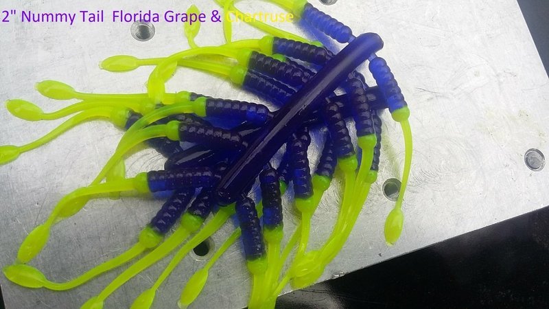 2&quot; nummies  Florida Grape &amp; Chartruse