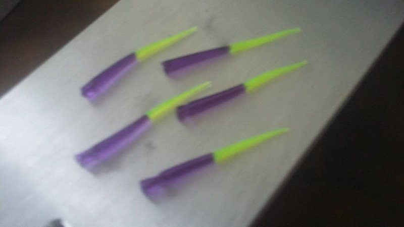 1.5 Venom Wedge  10 pk  junebug &amp; chartruse