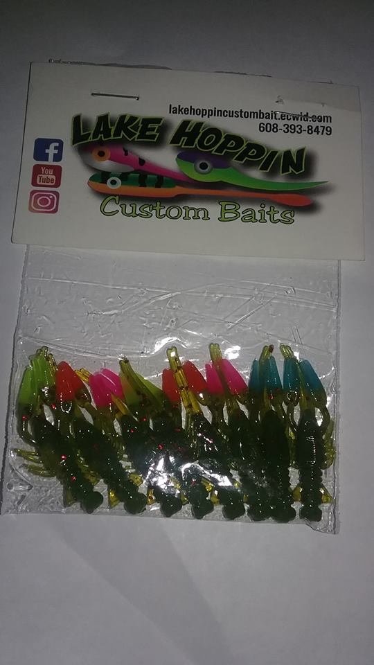 1.35" Crappie Claws Crawfish Variety Pack