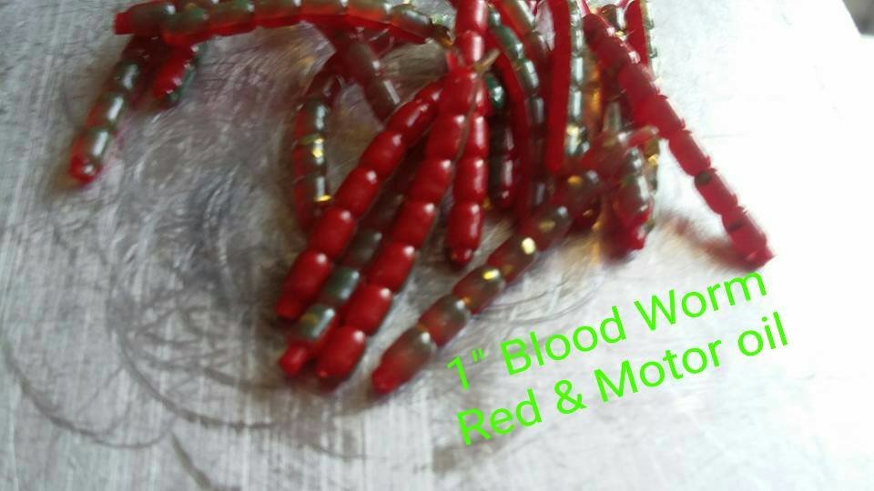 blood worm 20 per pk red/motor oil