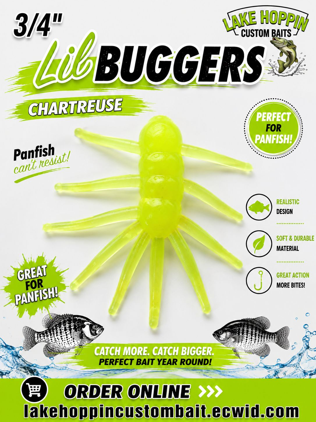 3/4" Lil buggers  50 per pack