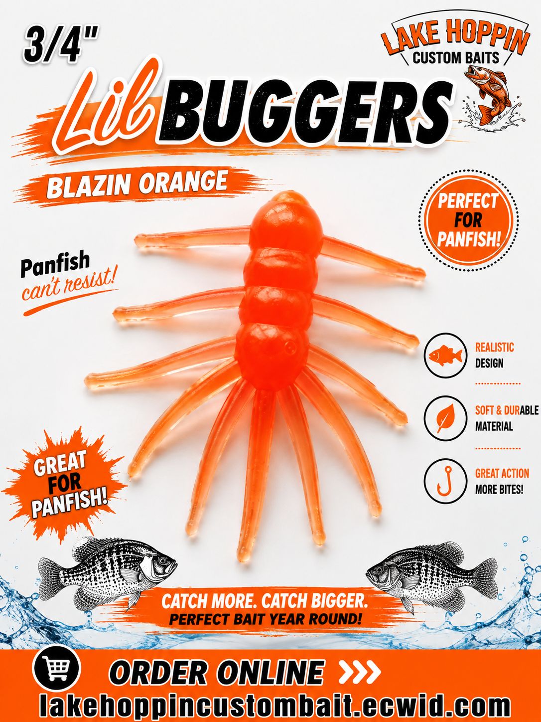 3/4" Lil buggers 10 per pk