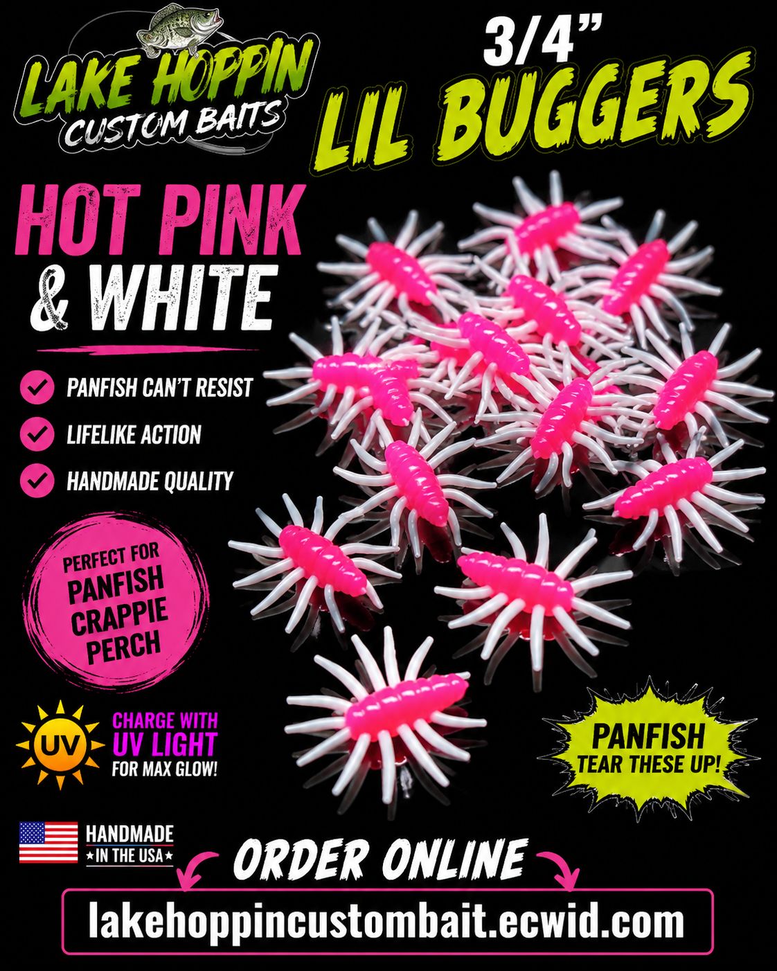3/4" Lil buggers 10 per pack