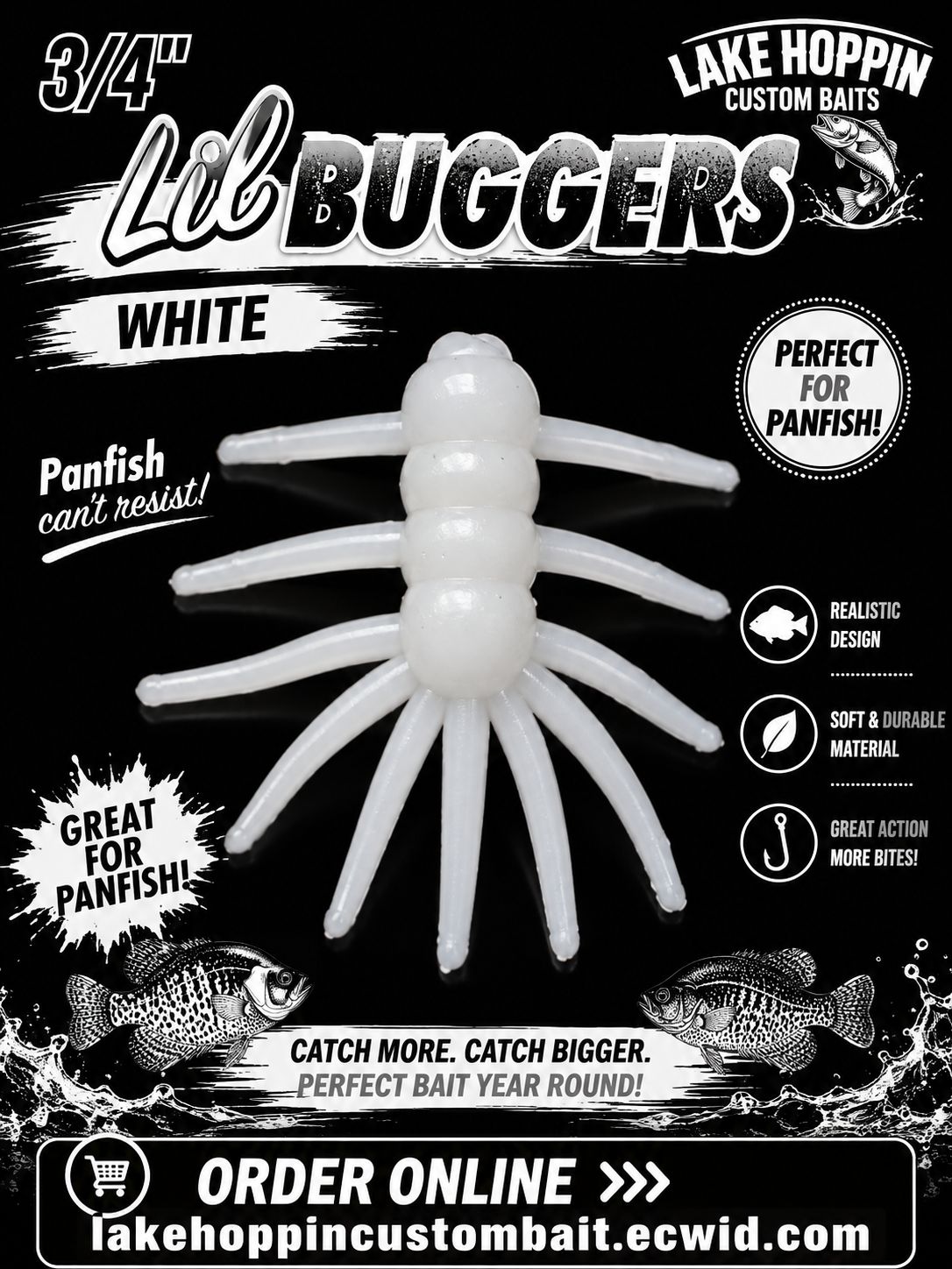 3/4" Lil buggers   50 per pack