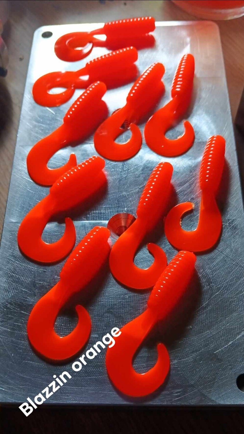 3" Walleye ticklers  10 per pack