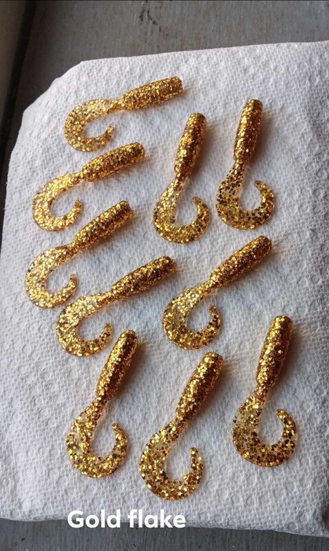 3" Walleye ticklers  10 per pack