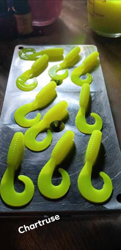 3" Walleye ticklers  10 per pack