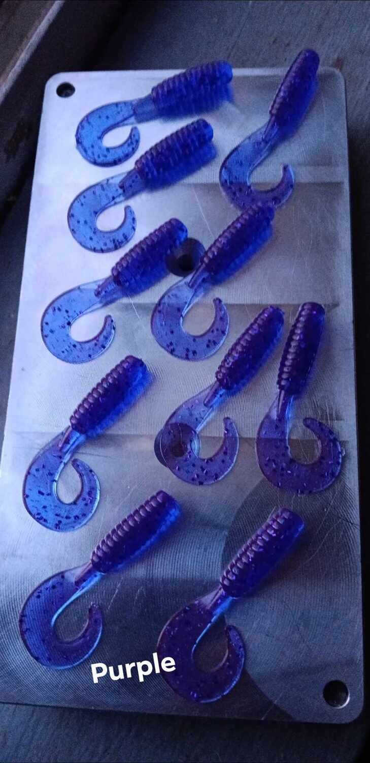 3" Walleye ticklers  10 per pack