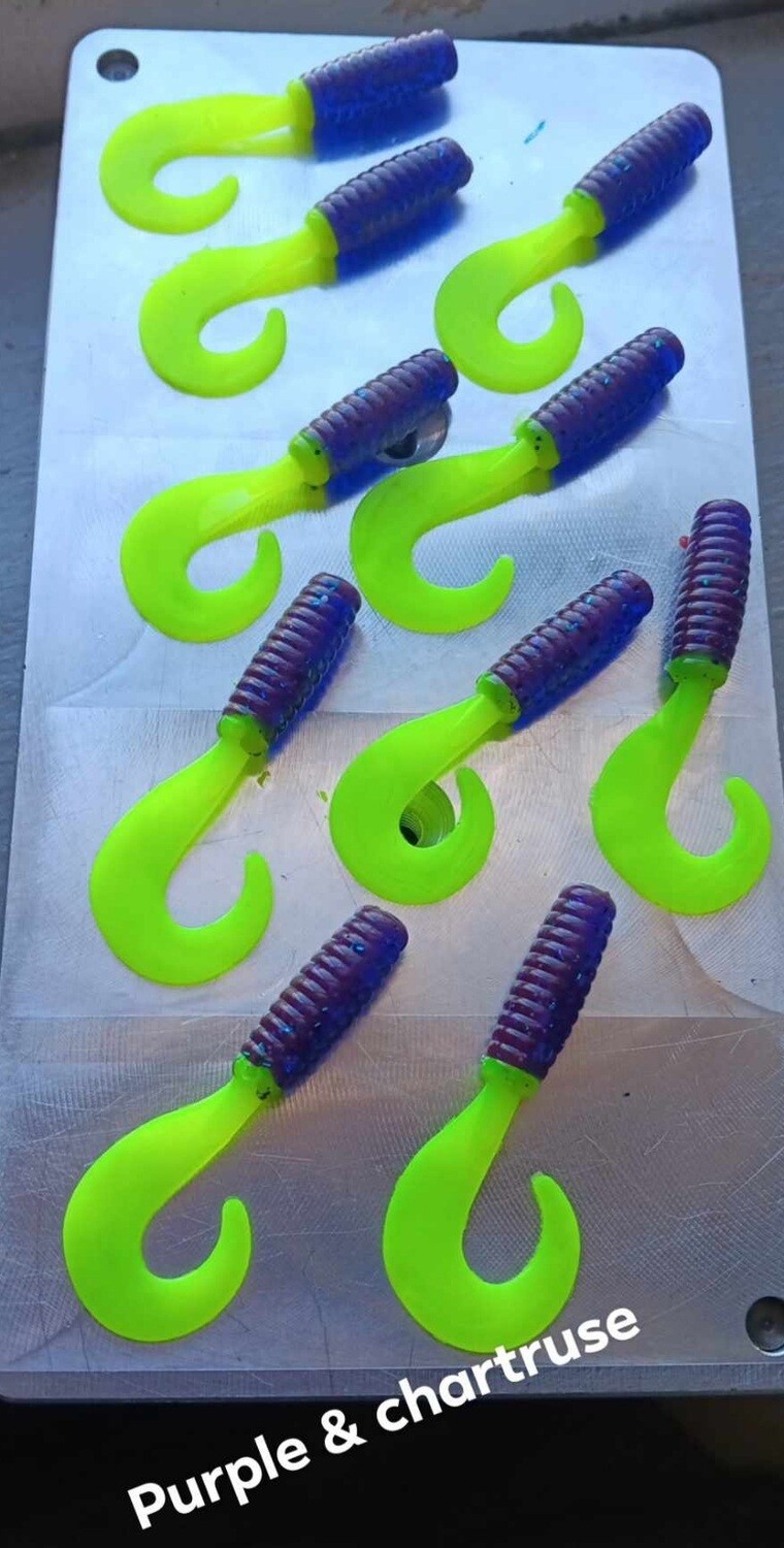 3" Walleye ticklers  10 per pack