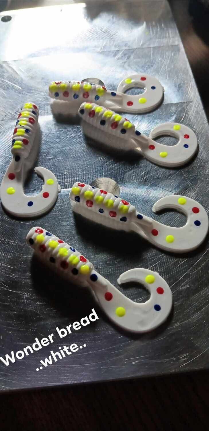 3" Walleye ticklers  10 per pack