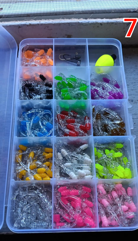 1.5" Nummies kit  silver series  504 baits