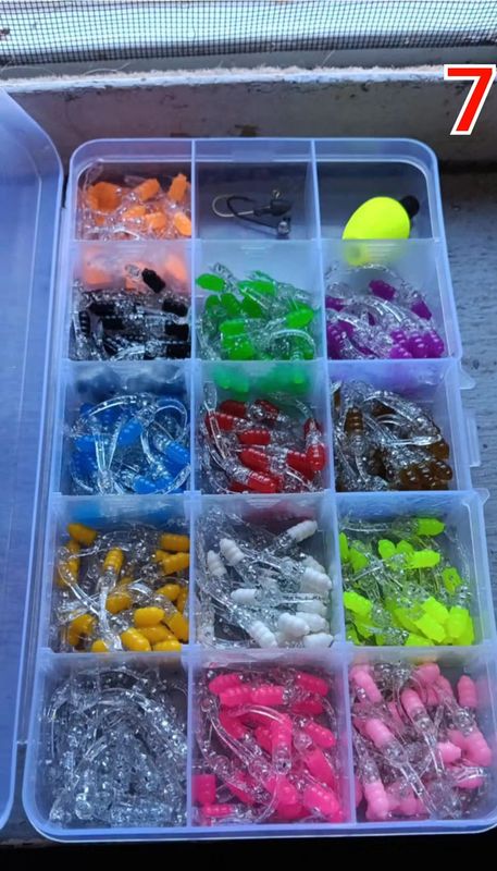 1.5" Nummies kit  silver series  504 baits
