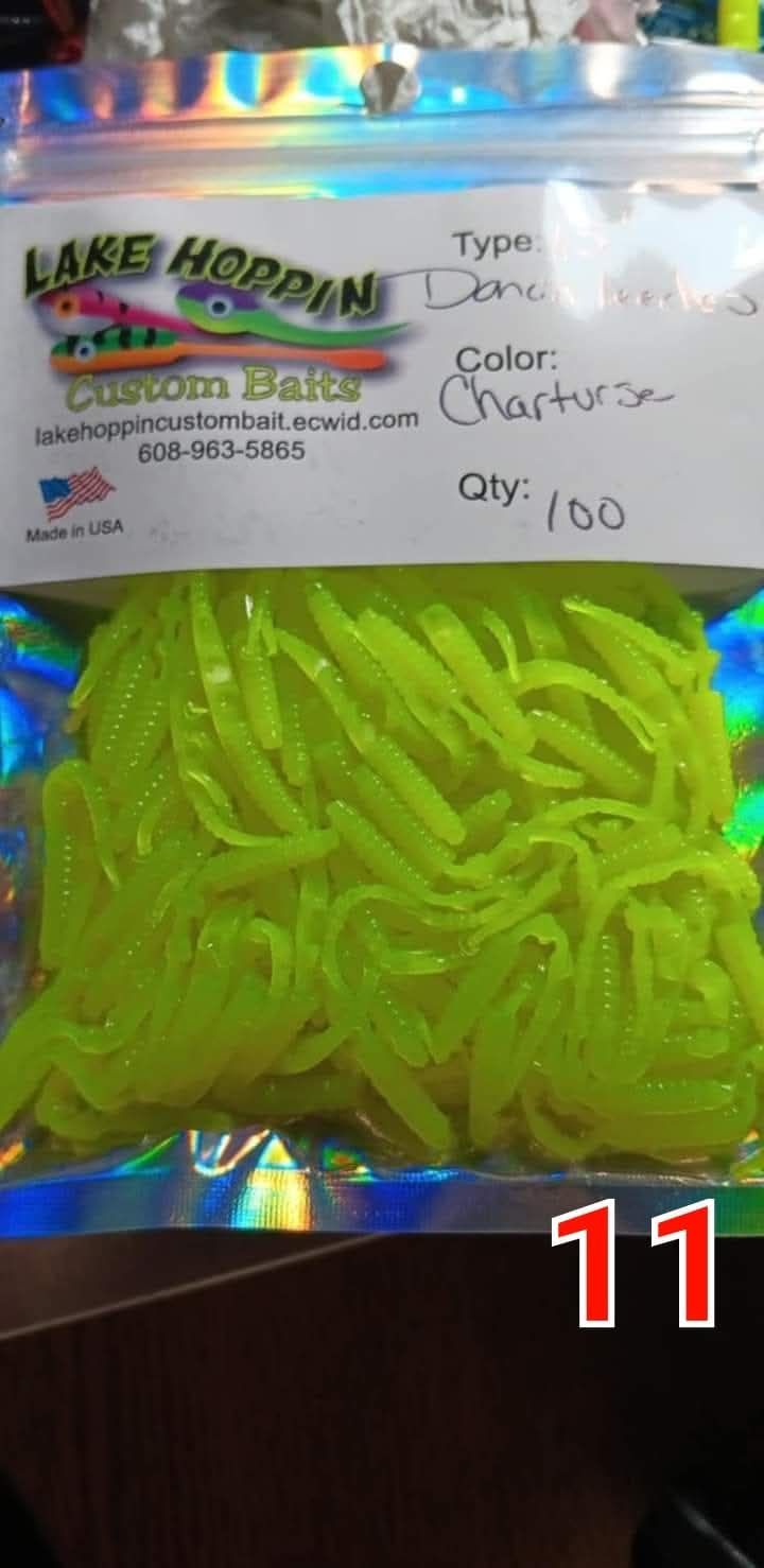 1.5" Dancin leeches  100 per pack