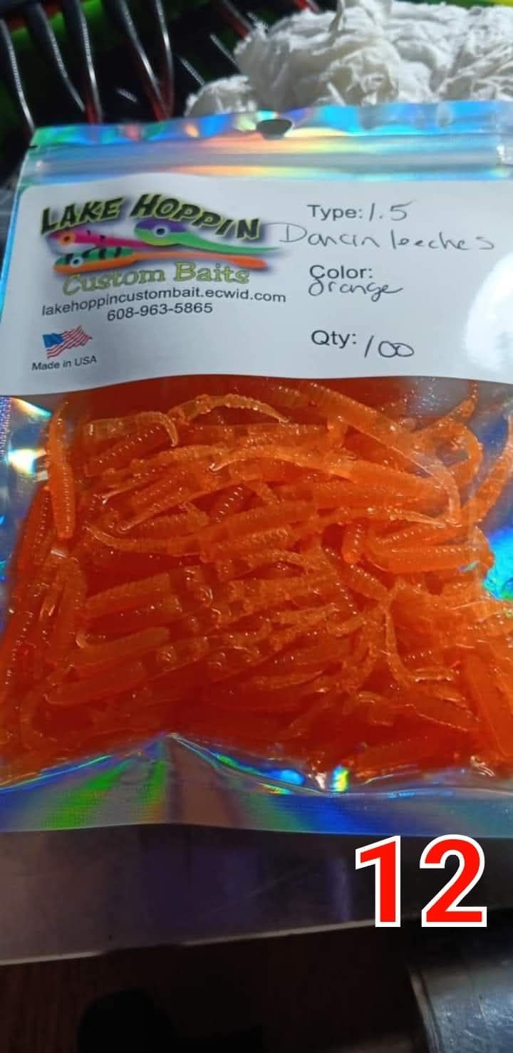 1.5" Dancin leeches  100 per pack