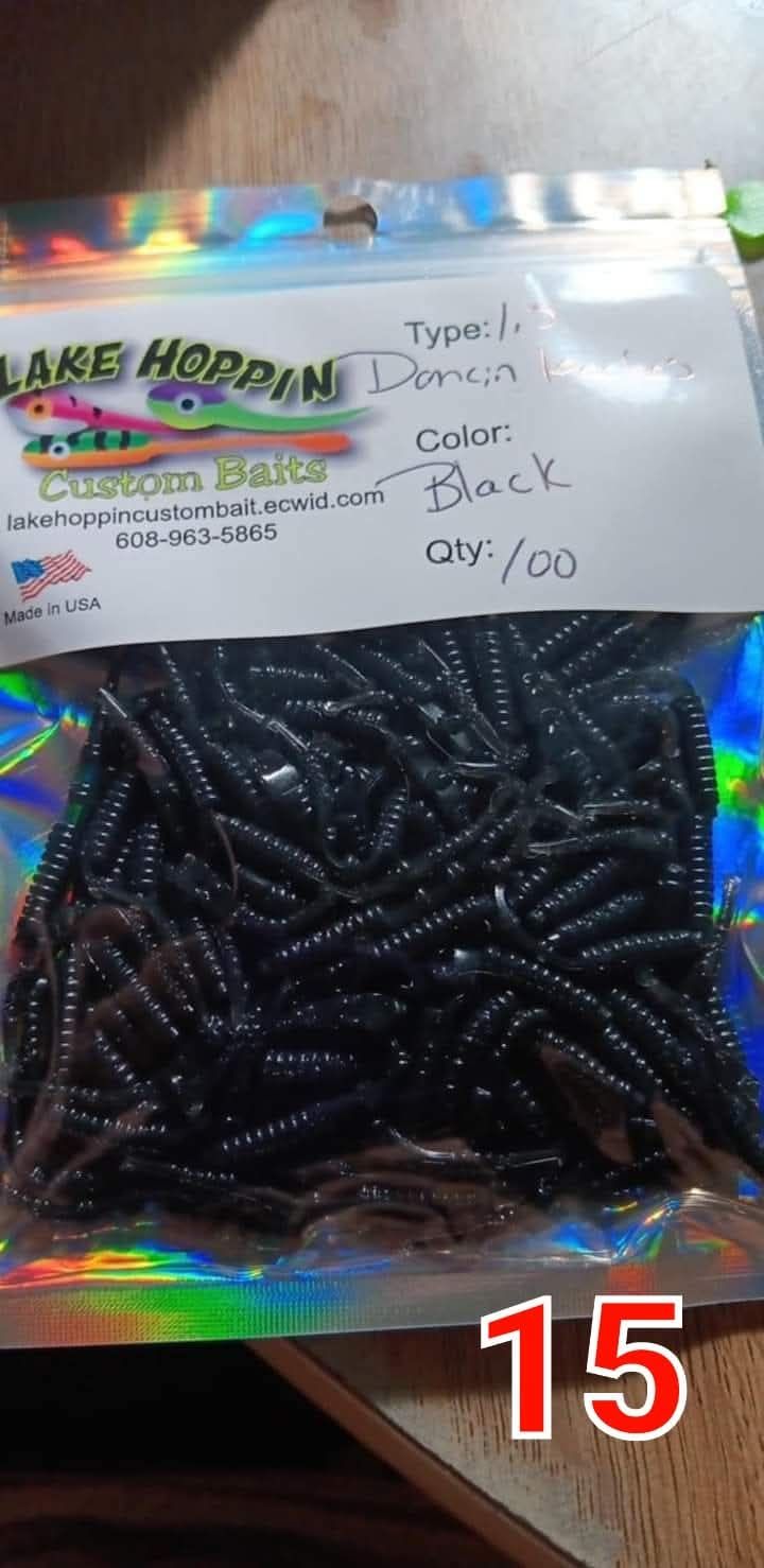 1.5" Dancin leeches  100 per pack