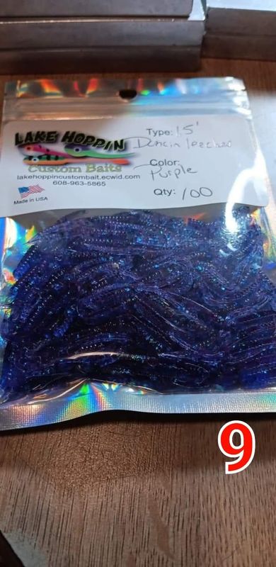 1.5" Dancin leeches  100 per pack