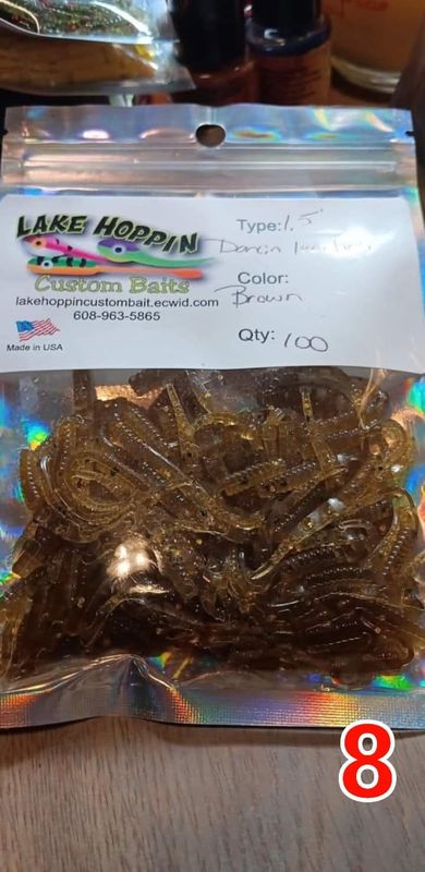 1.5" Dancin leeches  100 per pack