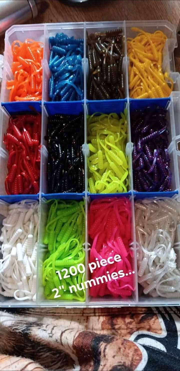 1200 piece  2" Nummies  100 of ea color Or $10/100