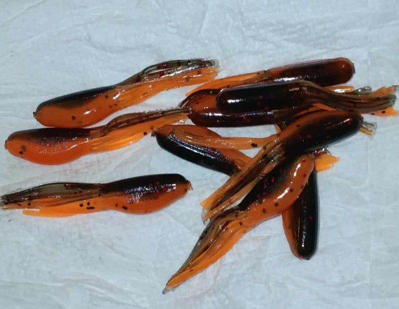 1.8" tubes 12 per pack  Black &amp; orange