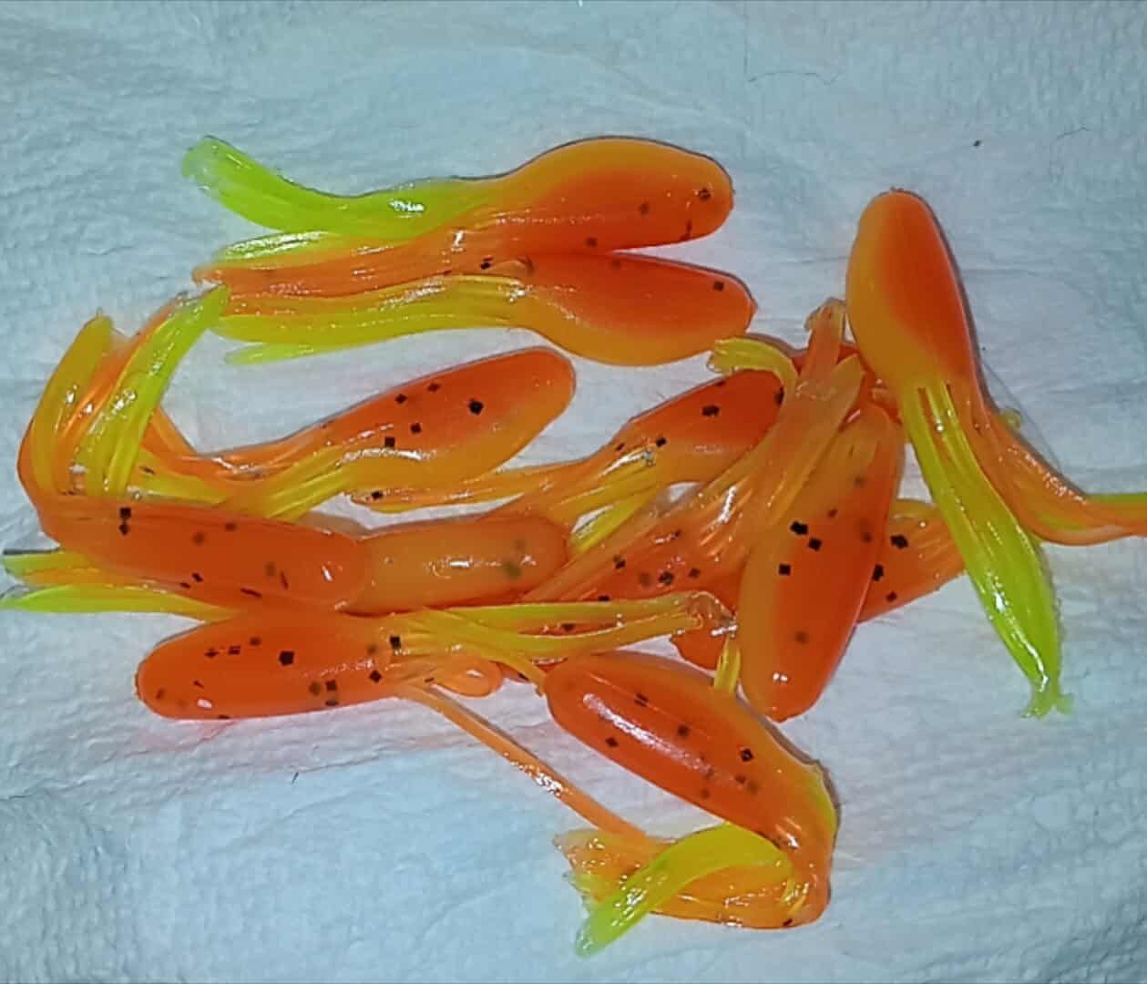 1.8" tubes 12 per pack  Orange &amp; chartreuse