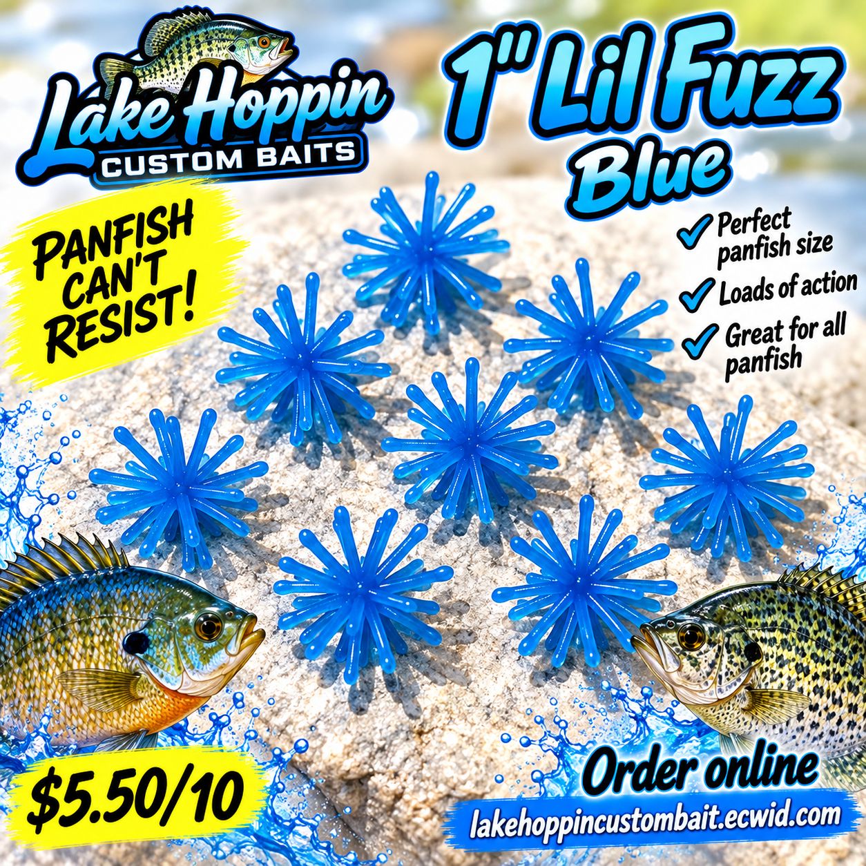 1" Lil fuzz  10 per pack