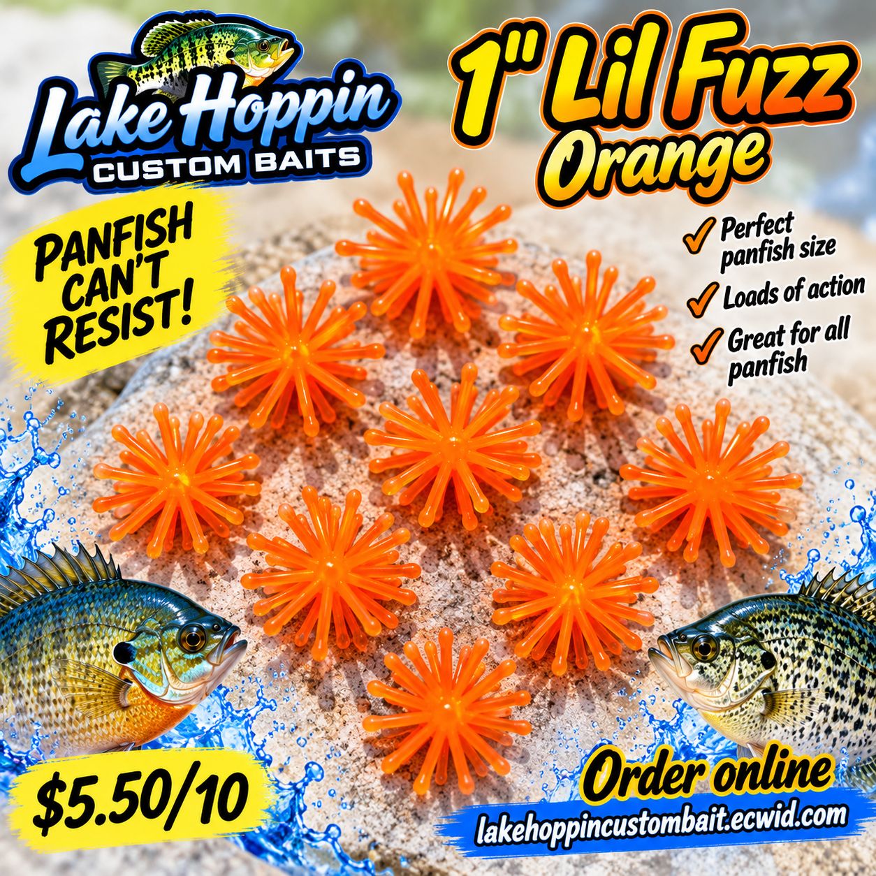 1" Lil fuzz  10 per pack