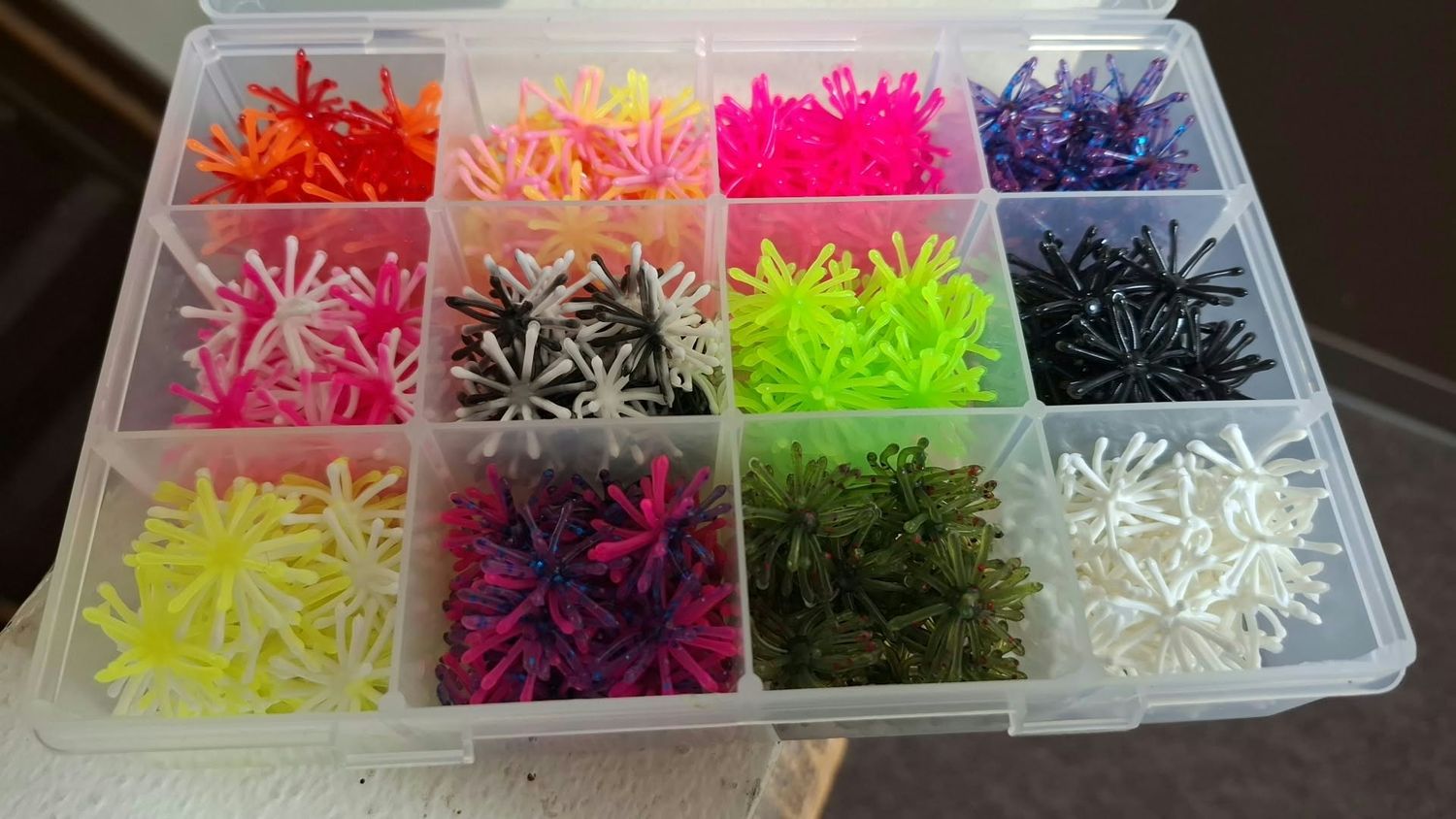 1" Lil fuzz 240 piece  20 of ea color  12 different colors