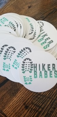 Hikerbabes logo Sticker/Car sticker Hikerbabes logo Sticker/Car sticker
